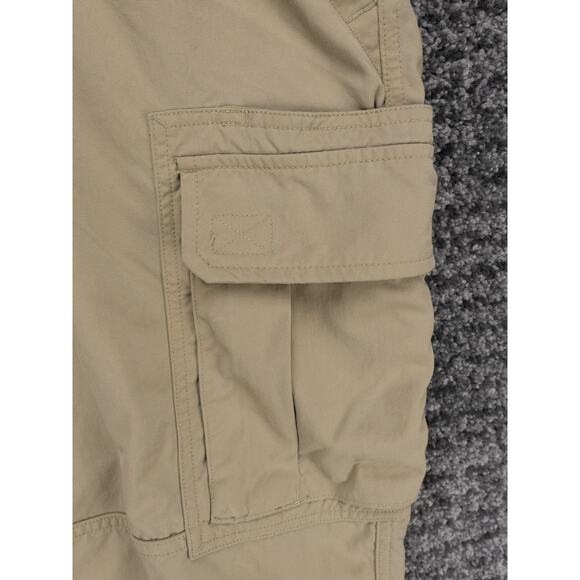 Duluth Trading Pants Mens 2XL x 30 Khaki Dry On The Fly Cargo Belted Outdoor - Picture 6 of 15